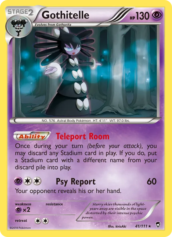 Gothitelle - Furious Fists Pokemon Card
