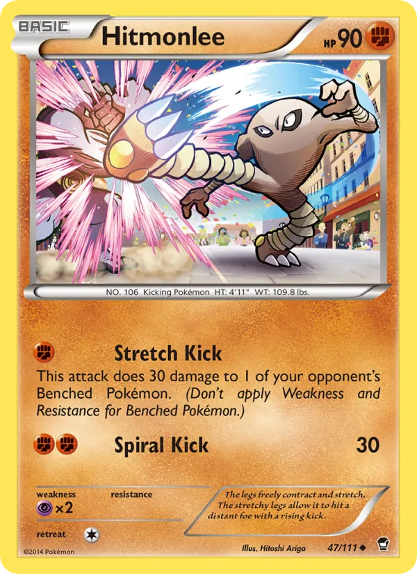 Hitmonlee - Furious Fists Pokemon Card