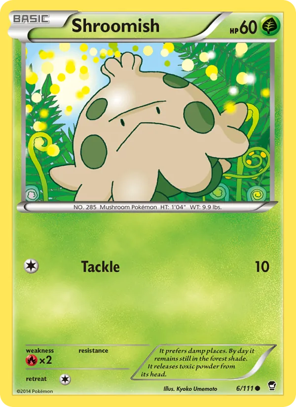 Shroomish - Furious Fists Pokemon Card
