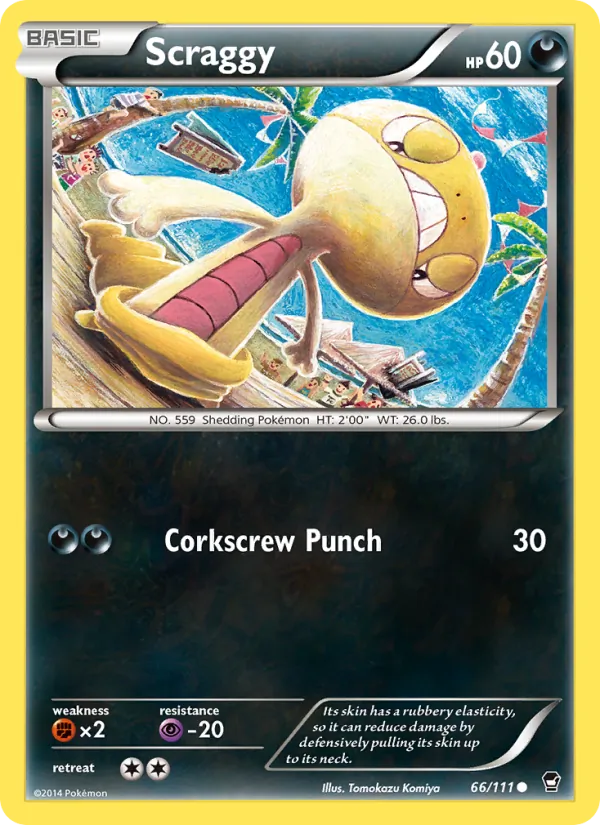 Scraggy - Furious Fists Pokemon Card