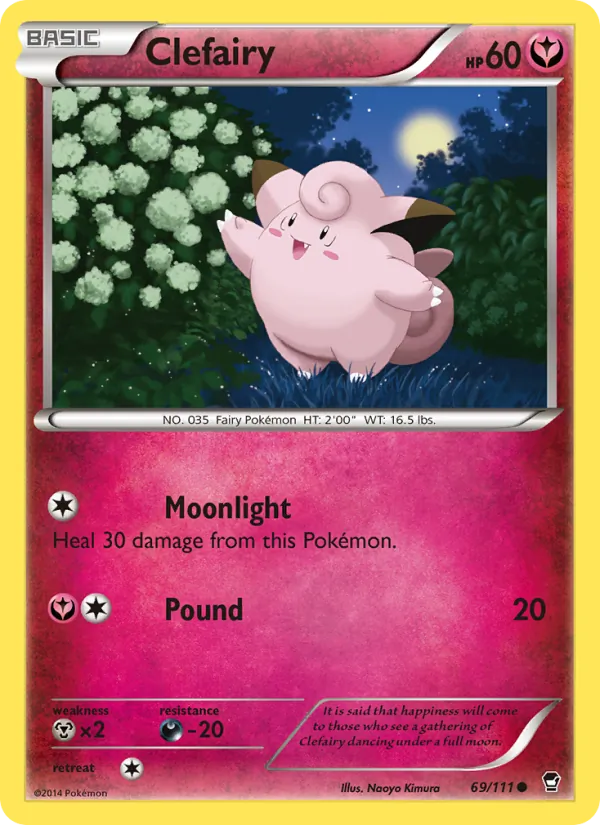 Clefairy - Furious Fists Pokemon Card