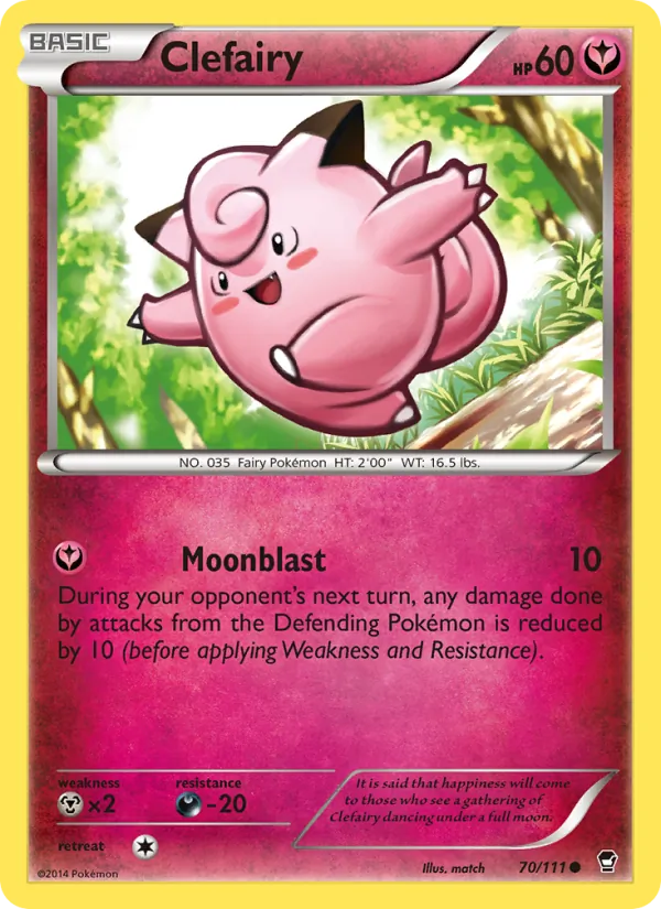 Clefairy - Furious Fists Pokemon Card