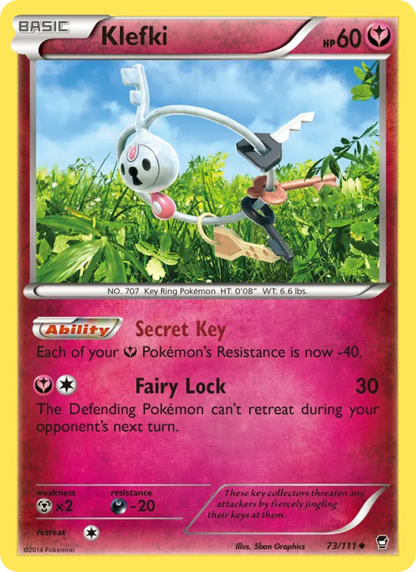 Klefki - Furious Fists Pokemon Card