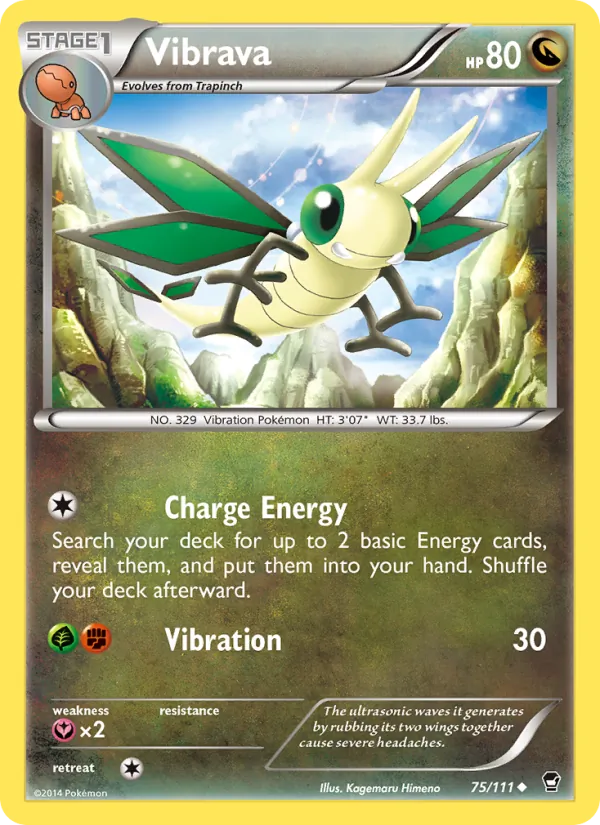 Vibrava - Furious Fists Pokemon Card