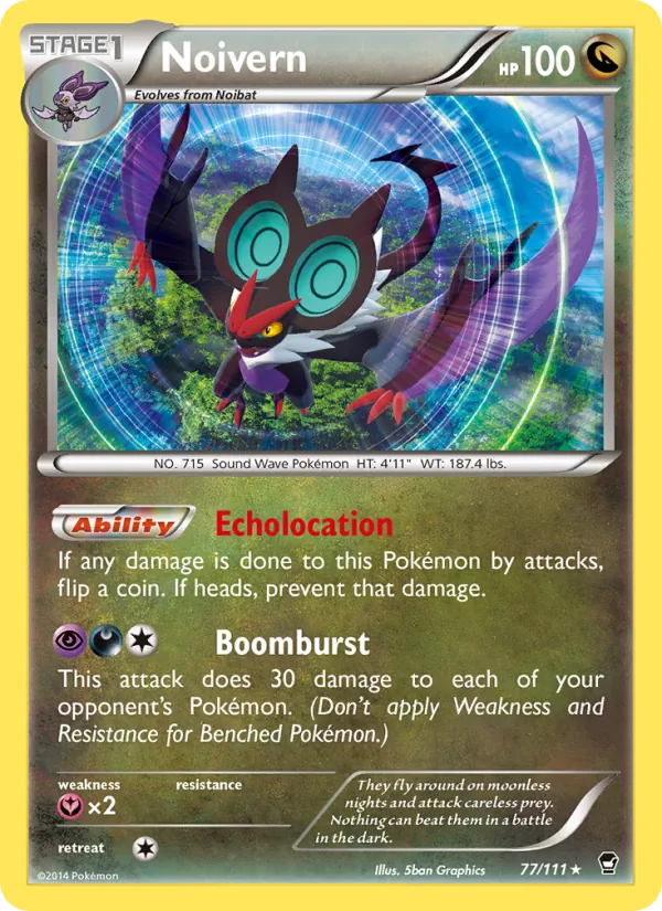 Noivern - Furious Fists Pokemon Card