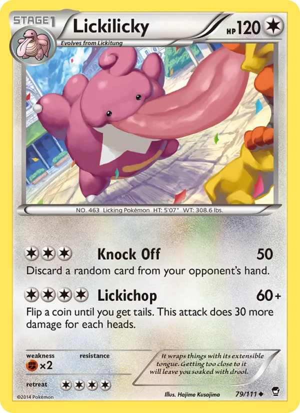 Lickilicky - Furious Fists Pokemon Card
