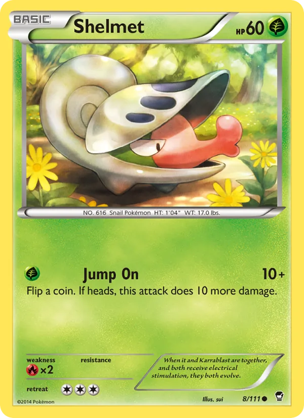 Shelmet - Furious Fists Pokemon Card
