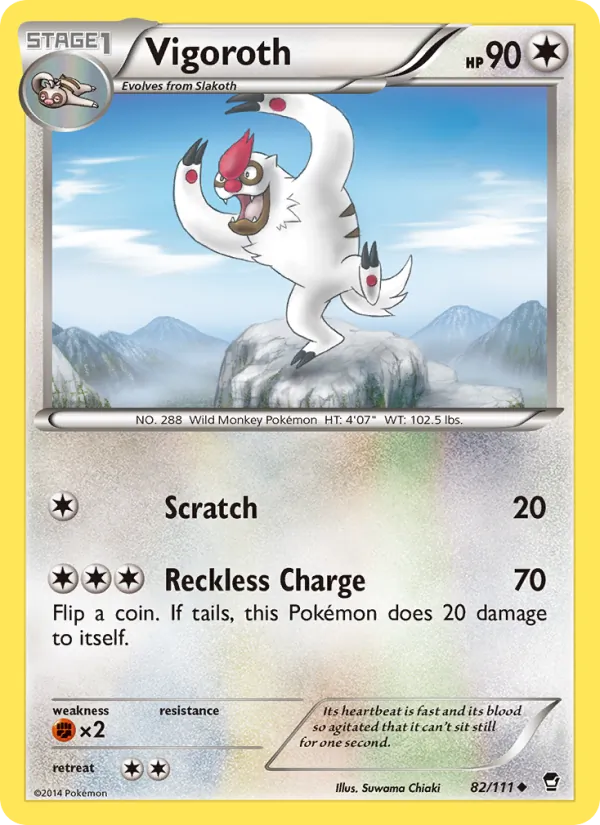 Vigoroth - Furious Fists Pokemon Card