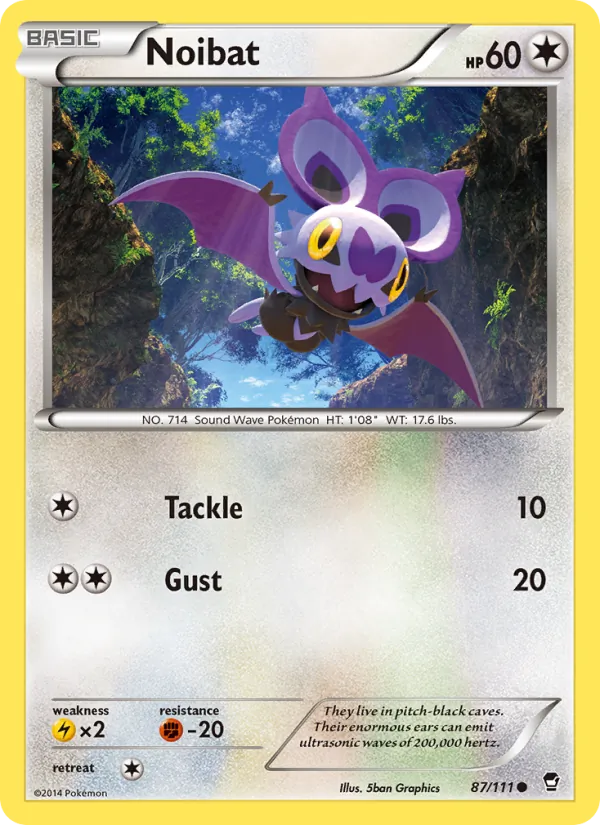 Noibat - Furious Fists Pokemon Card