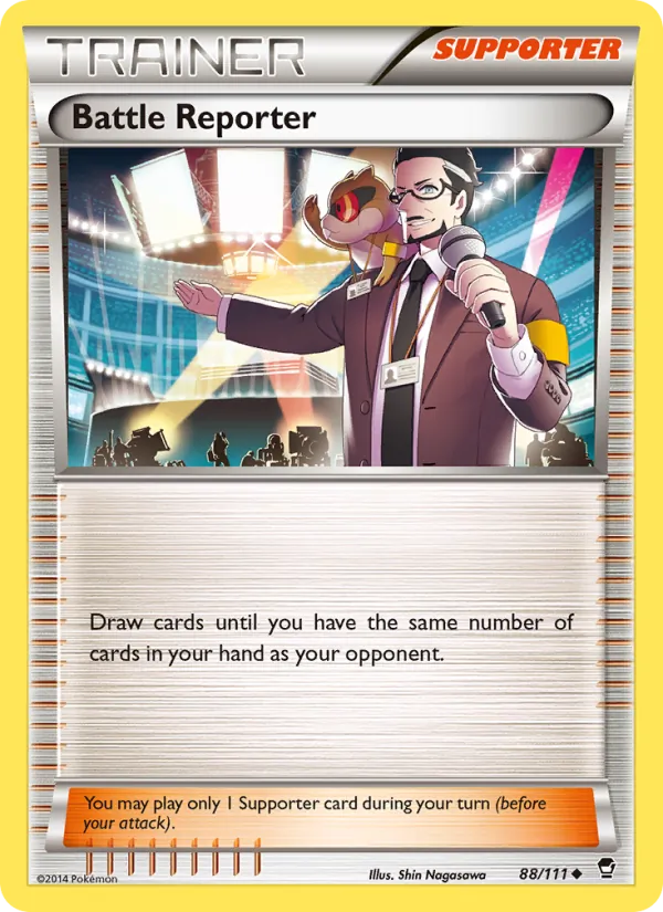 Battle Reporter - Furious Fists Pokemon Card