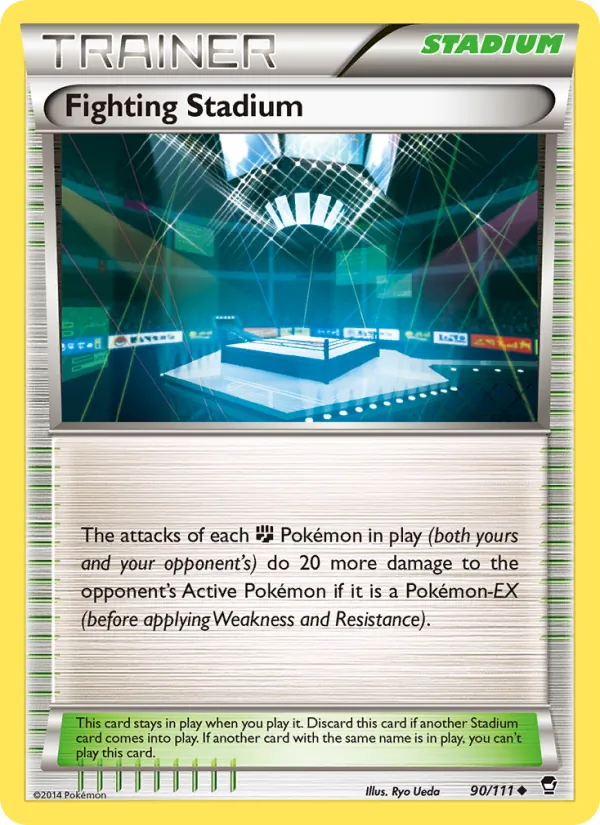 Fighting Stadium - Furious Fists Pokemon Card