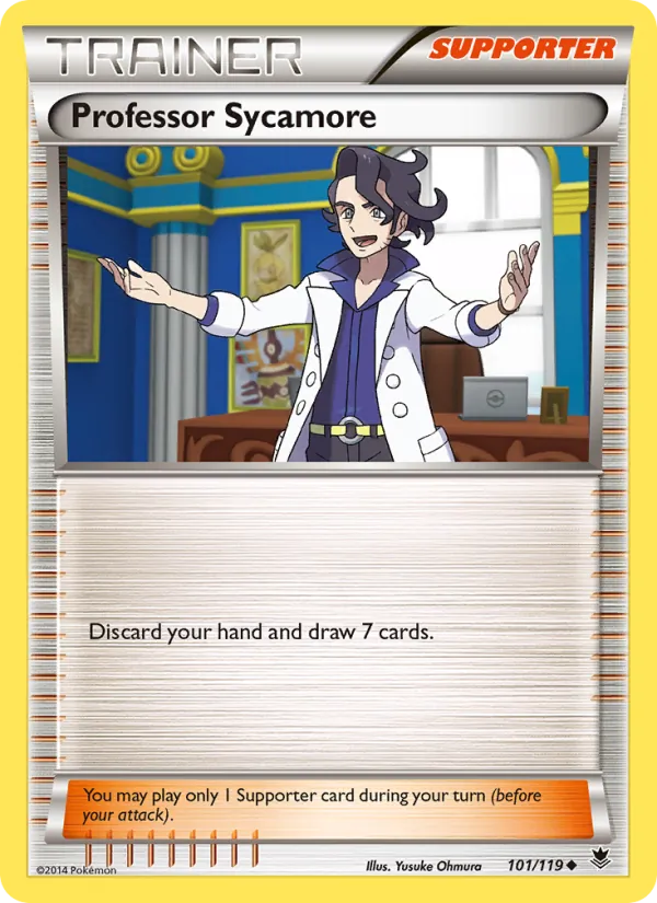 Professor Sycamore - Phantom Forces Pokemon Card