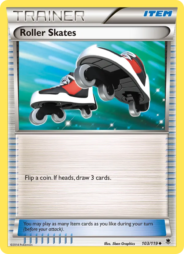 Roller Skates - Phantom Forces Pokemon Card