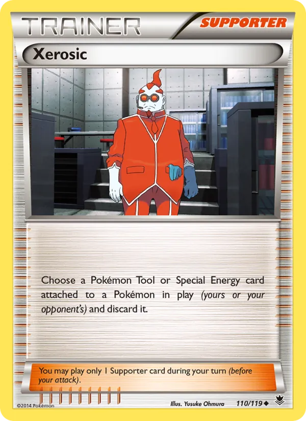 Xerosic - Phantom Forces Pokemon Card