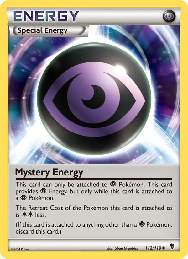 Mystery Energy - Phantom Forces Pokemon Card