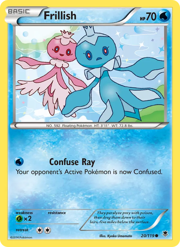 Frillish - Phantom Forces Pokemon Card