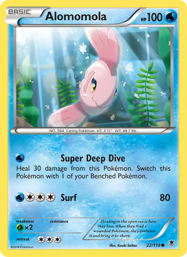 Alomomola - Phantom Forces Pokemon Card