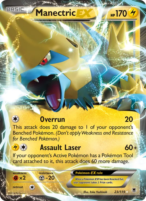 Manectric EX - Phantom Forces Pokemon Card