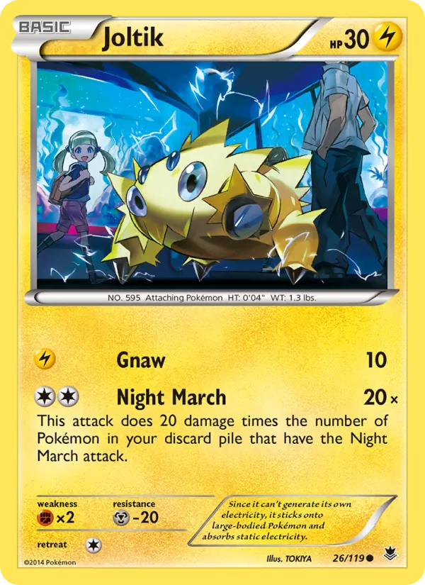 Joltik - Phantom Forces Pokemon Card