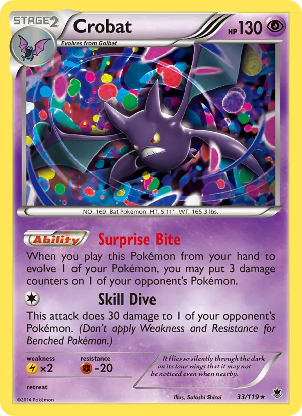 Crobat - Phantom Forces Pokemon Card