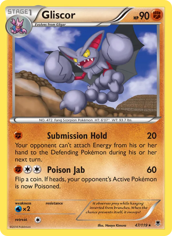 Gliscor - Phantom Forces Pokemon Card