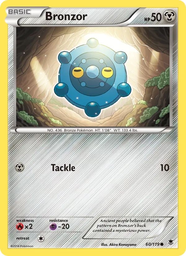 Bronzor - Phantom Forces Pokemon Card