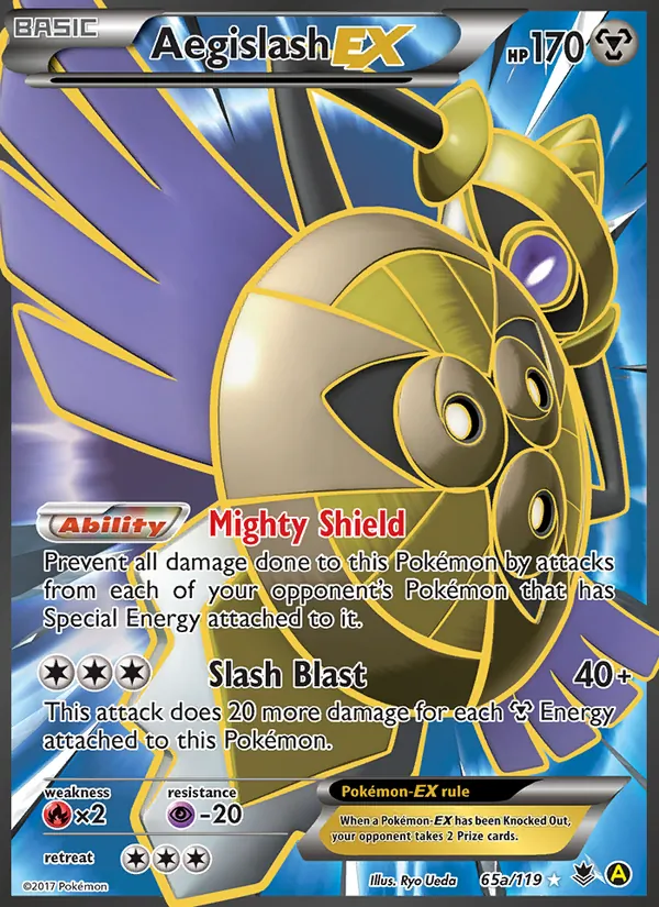 Aegislash EX - Phantom Forces Pokemon Card