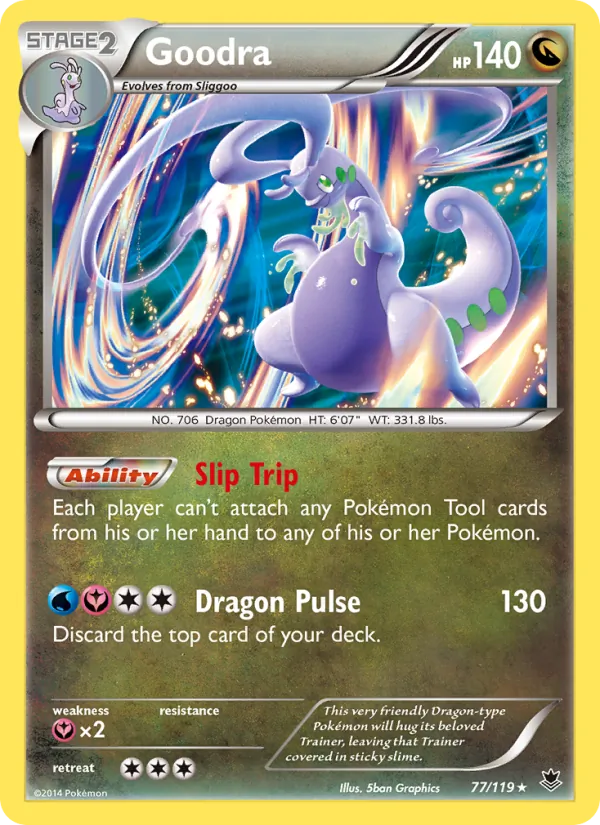 Goodra - Phantom Forces Pokemon Card