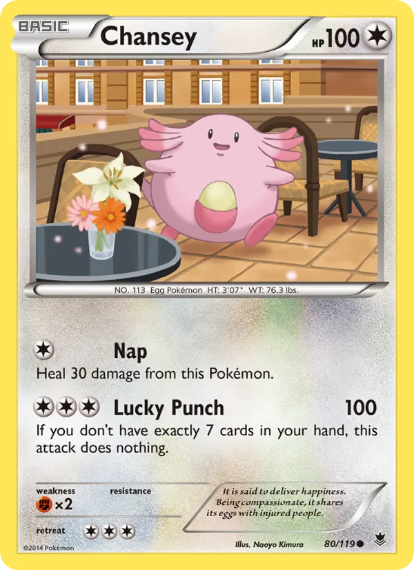 Chansey - Phantom Forces Pokemon Card