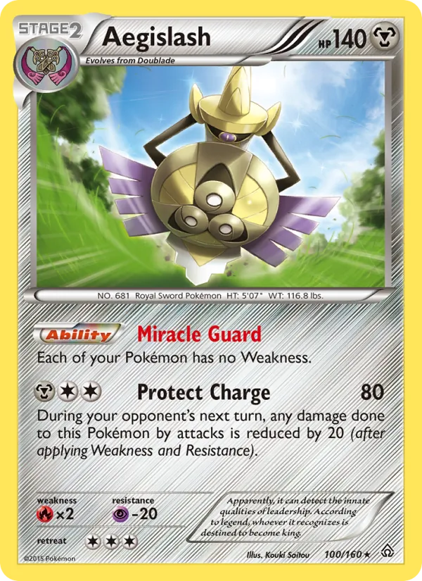 Aegislash - Primal Clash Pokemon Card