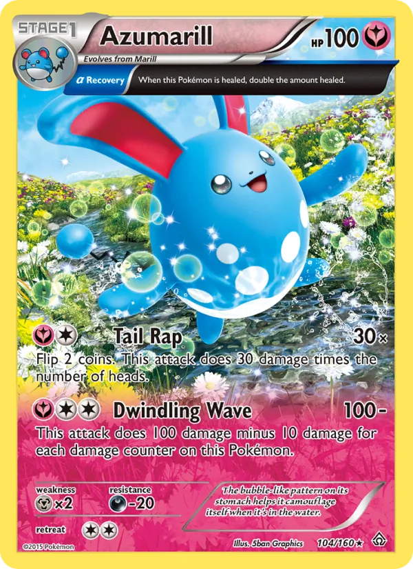Azumarill - Primal Clash Pokemon Card