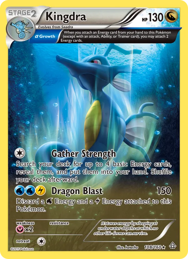 Kingdra - Primal Clash Pokemon Card