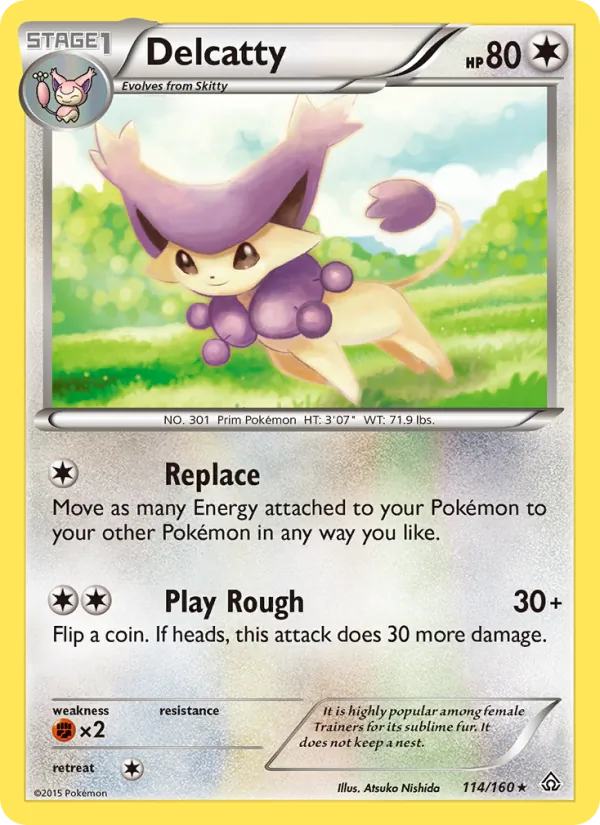 Delcatty - Primal Clash Pokemon Card