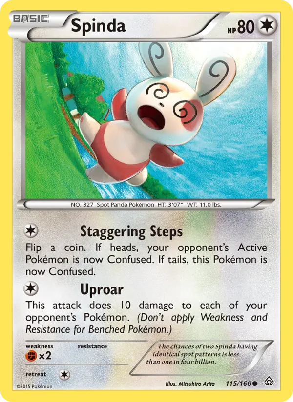 Spinda - Primal Clash Pokemon Card
