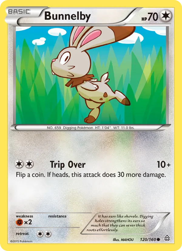 Bunnelby - Primal Clash Pokemon Card