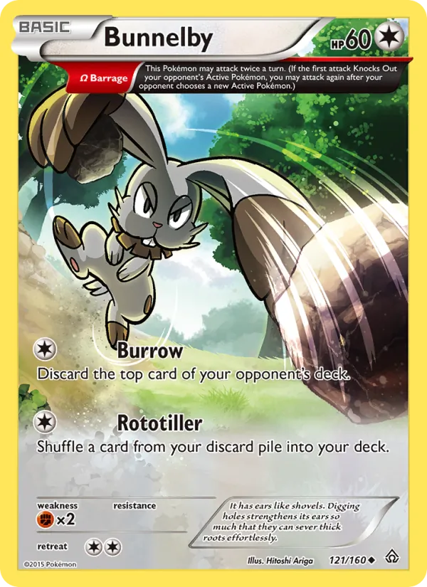 Bunnelby - Primal Clash Pokemon Card