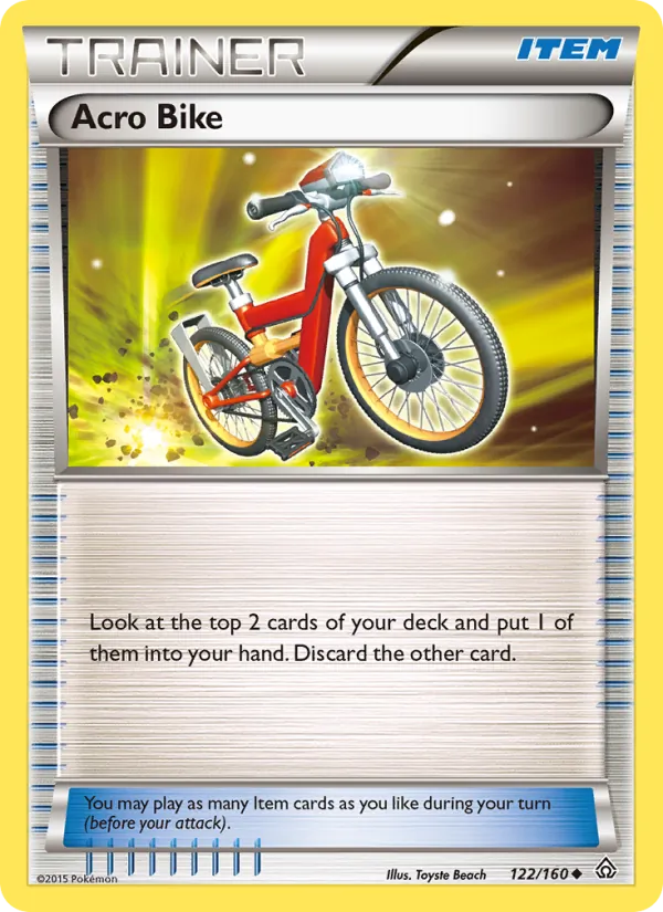 Acro Bike - Primal Clash Pokemon Card