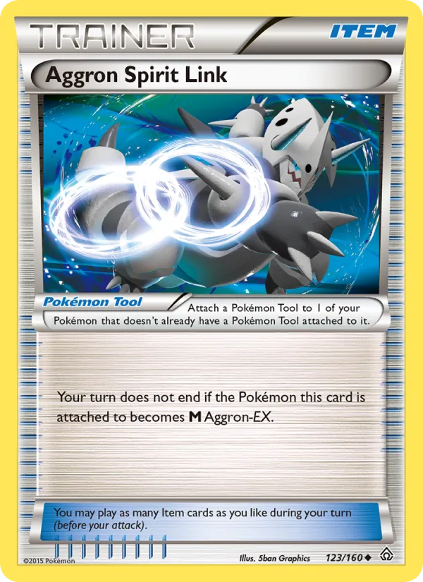 Aggron Spirit Link - Primal Clash Pokemon Card