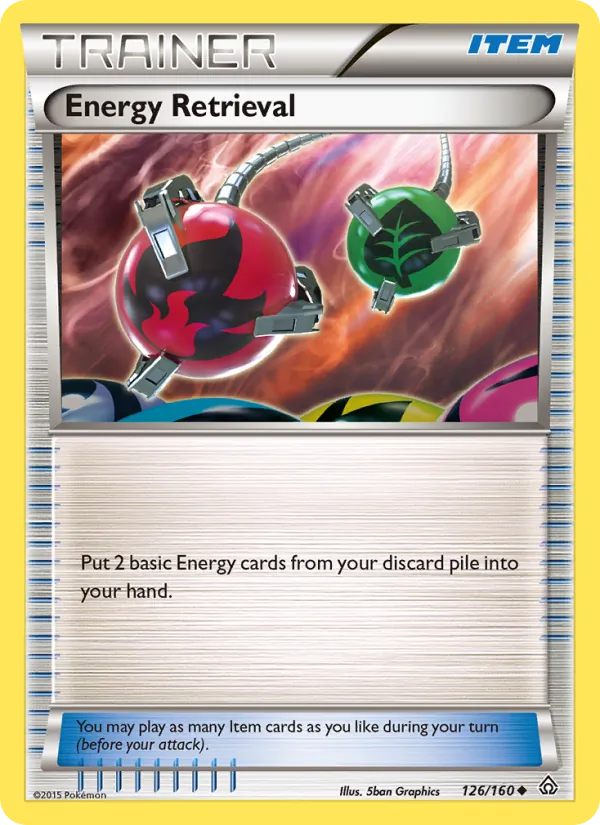 Energy Retrieval - Primal Clash Pokemon Card
