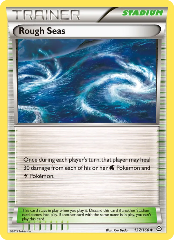 Rough Seas - Primal Clash Pokemon Card