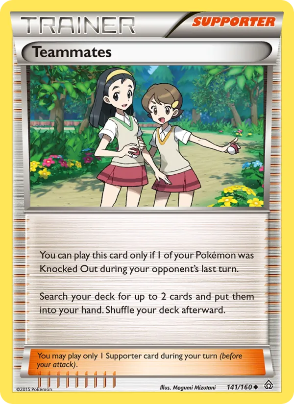 Teammates - Primal Clash Pokemon Card