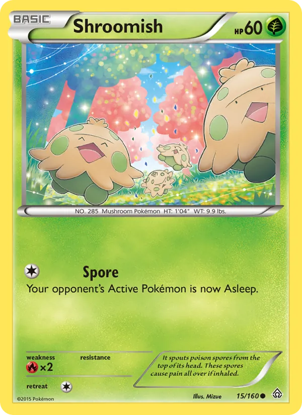 Shroomish - Primal Clash Pokemon Card