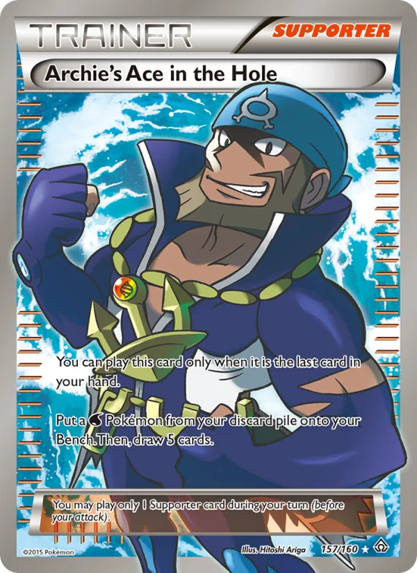 Archie's Ace in the Hole - Primal Clash Pokemon Card