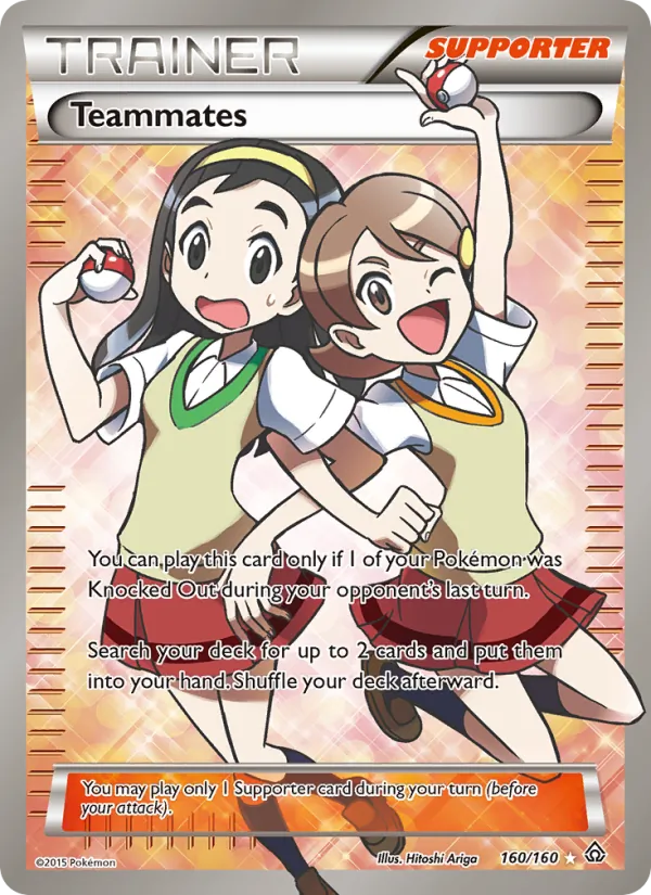 Teammates - Primal Clash Pokemon Card