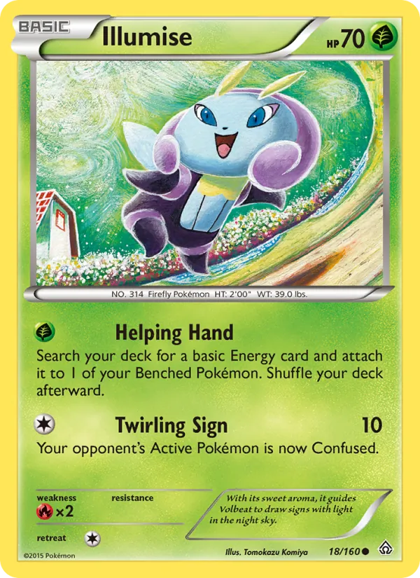 Illumise - Primal Clash Pokemon Card