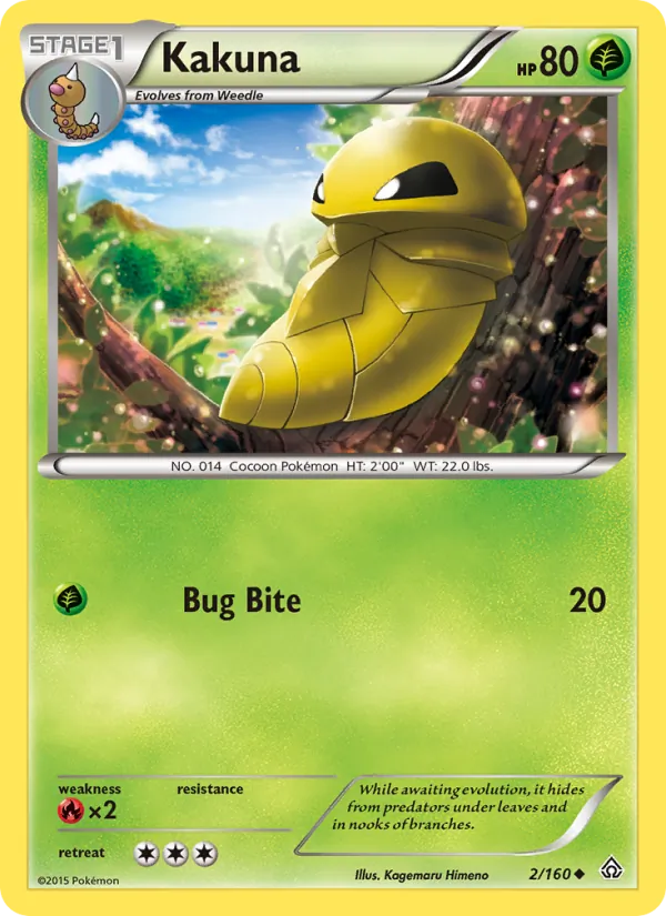 Kakuna - Primal Clash Pokemon Card