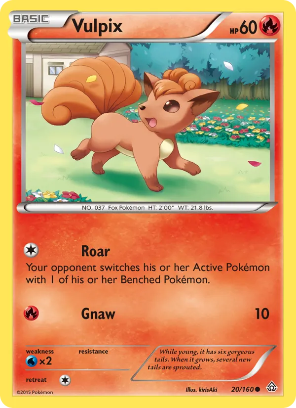 Vulpix - Primal Clash Pokemon Card