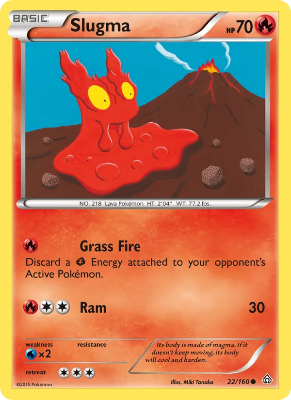Slugma - Primal Clash Pokemon Card