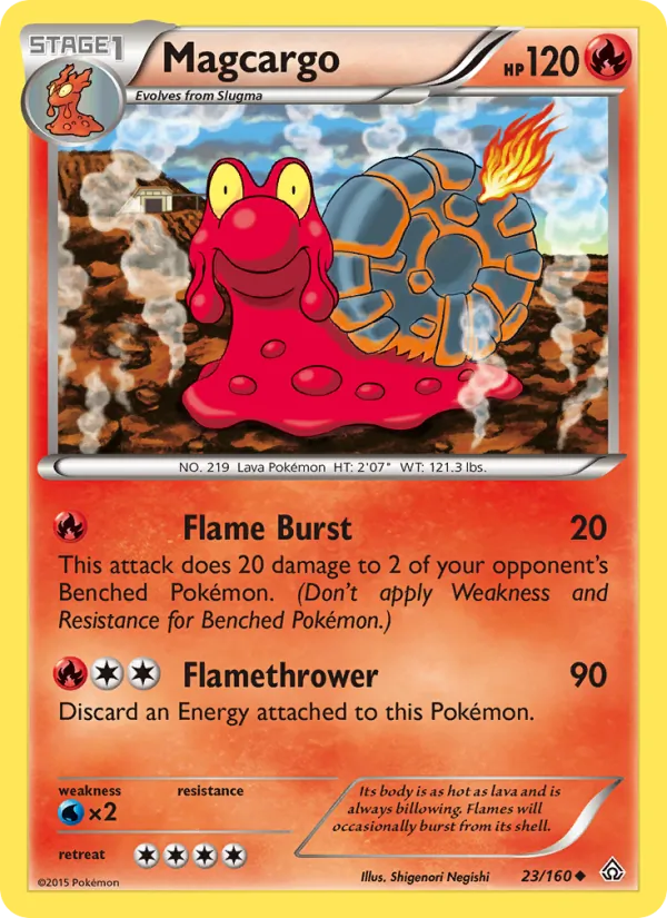 Magcargo - Primal Clash Pokemon Card