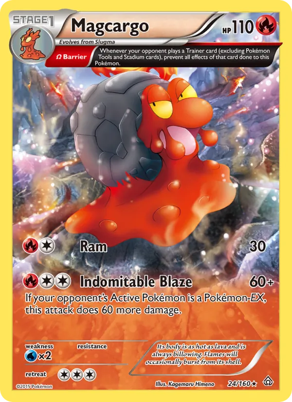 Magcargo - Primal Clash Pokemon Card